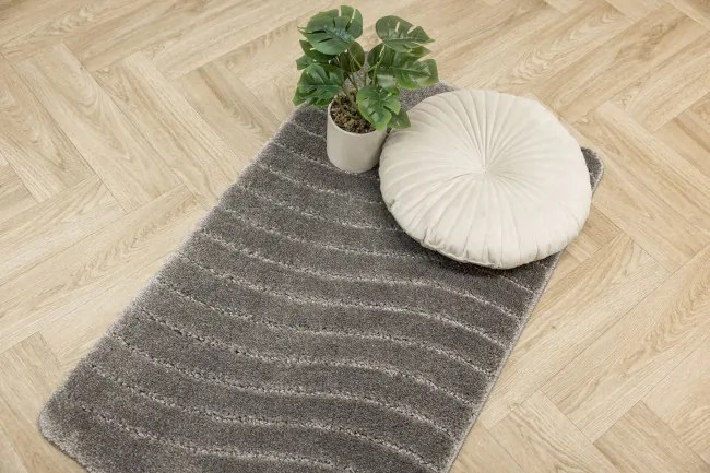 Kúpeľňový koberček Sara sivý
