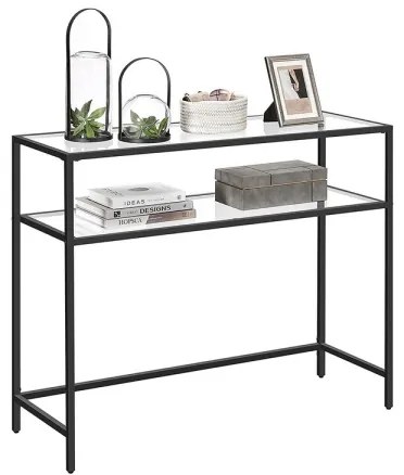 Konzolový stolík CIREL čierny