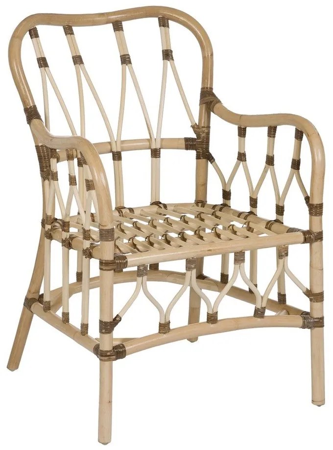 Kreslo s výpletom v prírodnej farbe – Ixia