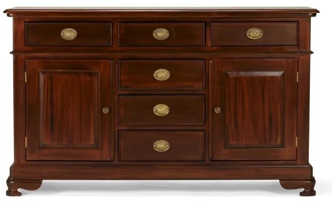 furniture-nabytek.cz - Masívny príborník Cambridge II z mahagónu, lakovaný, hnedý