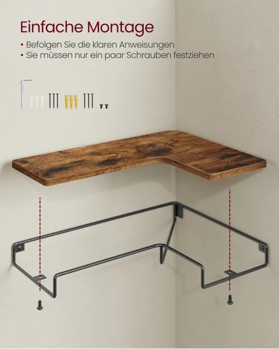 Sada troch rohových políc LLS833KD01