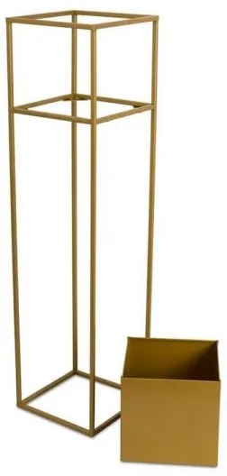 Stojan na kvety 90x24 cm zlatá
