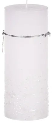 Sviečka 15cm biela