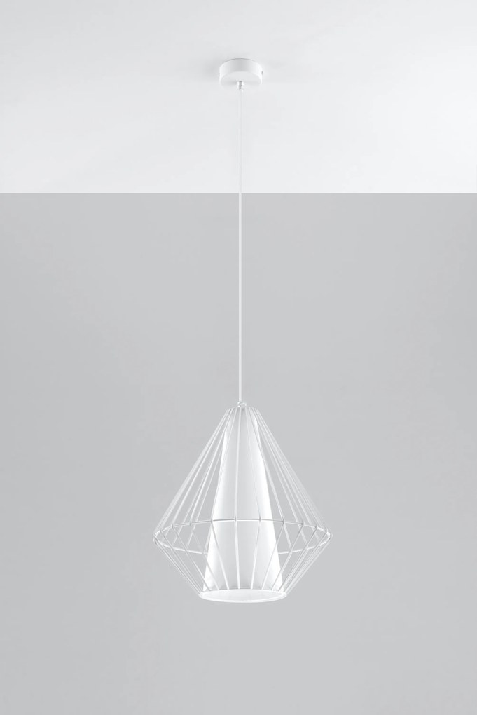 Sollux Designové stropné svietidlo DEMI WHITE