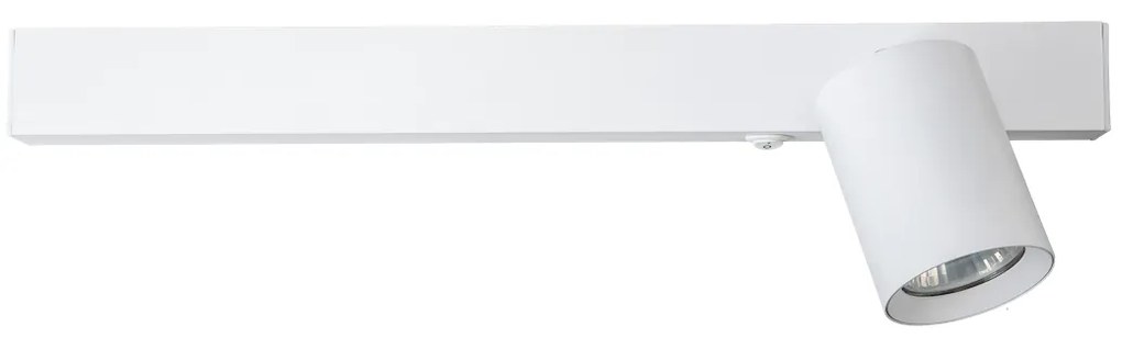EUlight Nástenné svietidlo Magnet Right, 1x biele kovové tienidlo + 1x LED 5W, w