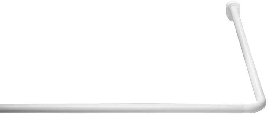 Ridder Ridder, Rohová univerzálna sprchová tyč, biela, 59501