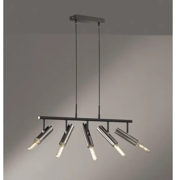 Fischer & Honsel 60369 - Luster na lanku DEAN 5xE27/25W/230V