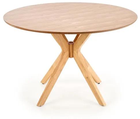 Jedálenský stôl Niken 120x77x120 cm (dub)