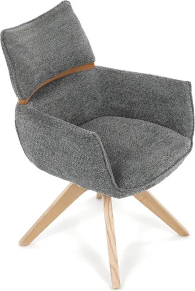 Jedálenská stolička sivá DCH-D1348 GREY2