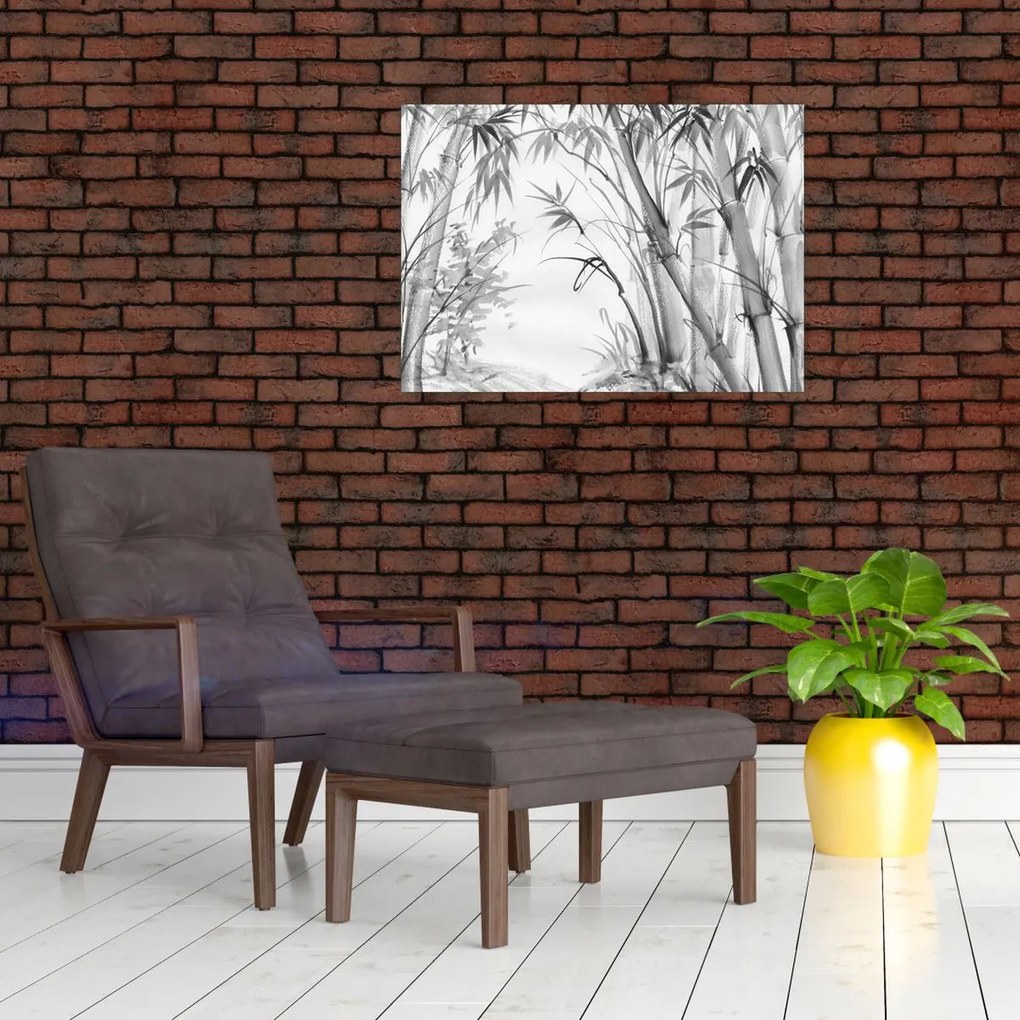 Obraz - Bambusový les (70x50 cm)