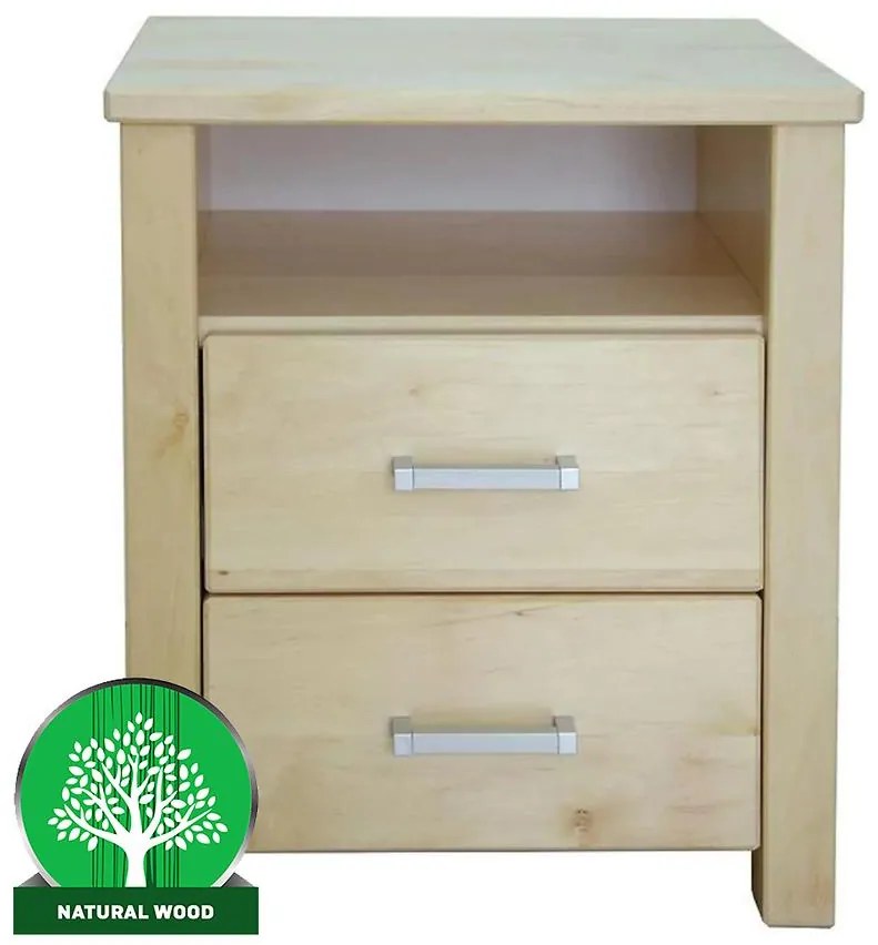 Nočný stolík Prezident 2W+w jelša