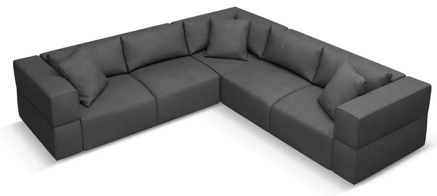 Tmavosivá variabilná rohová pohovka Esther – Milo Casa