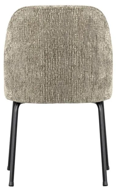 Krémovobiele zamatové jedálenské stoličky v súprave 2 ks Vogue – WOOOD