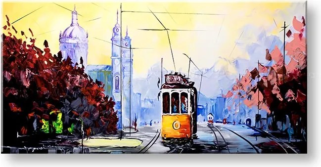 Autorská reprodukcia na plátne MESTO XOBFB018E1