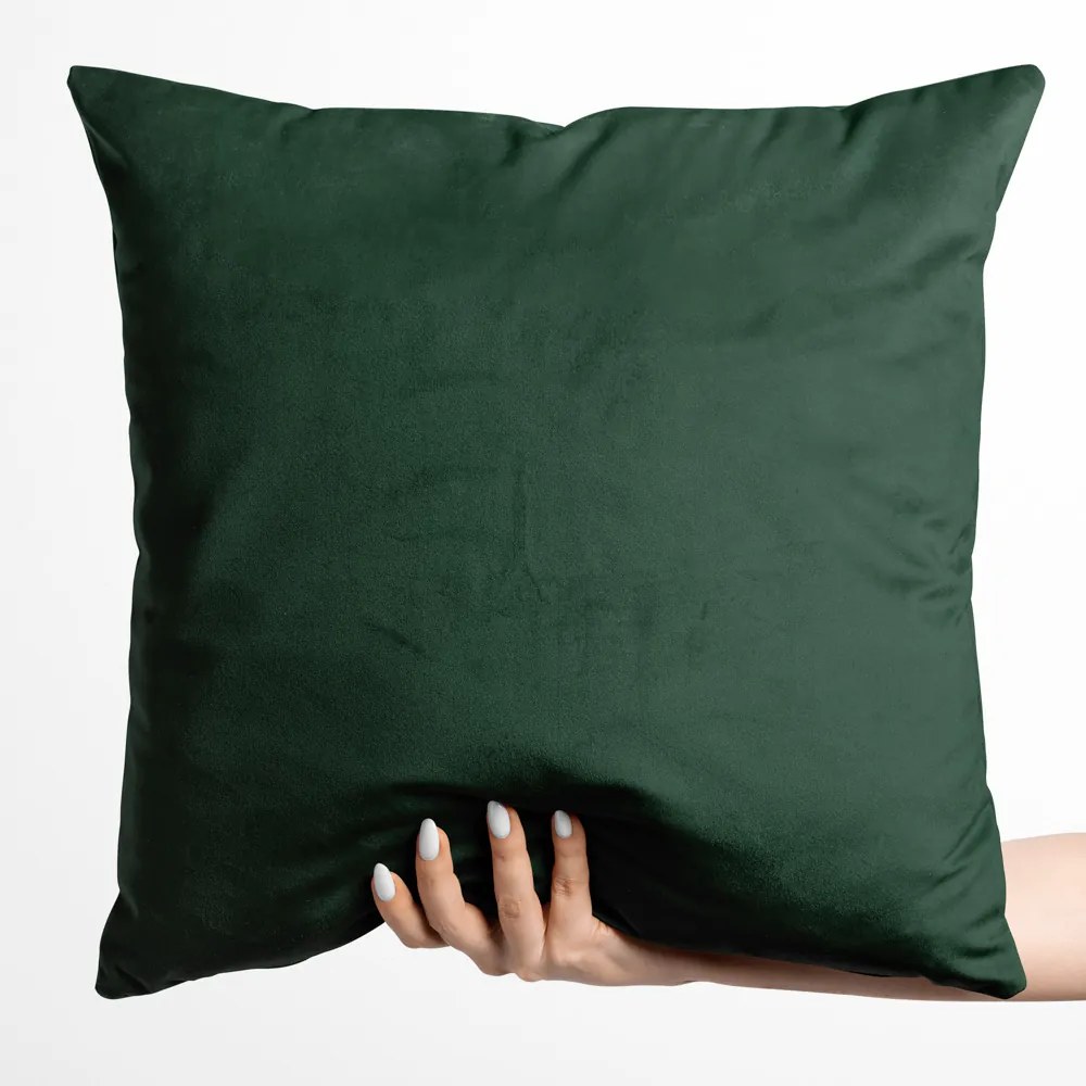 Biante Zamatová obliečka na vankúš Velvet Prémium SVP-040 Lesná zelená 40 x 60 cm