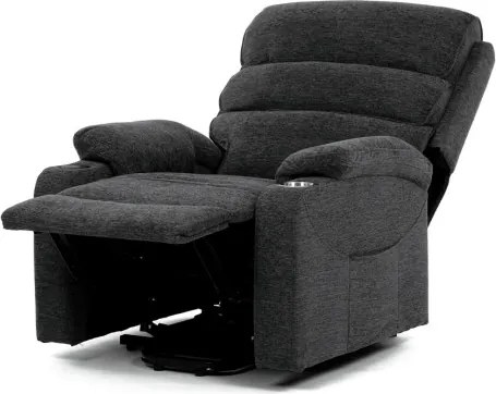 Polohovacie kreslo sivé, elektrické TV-S8348 GREY2