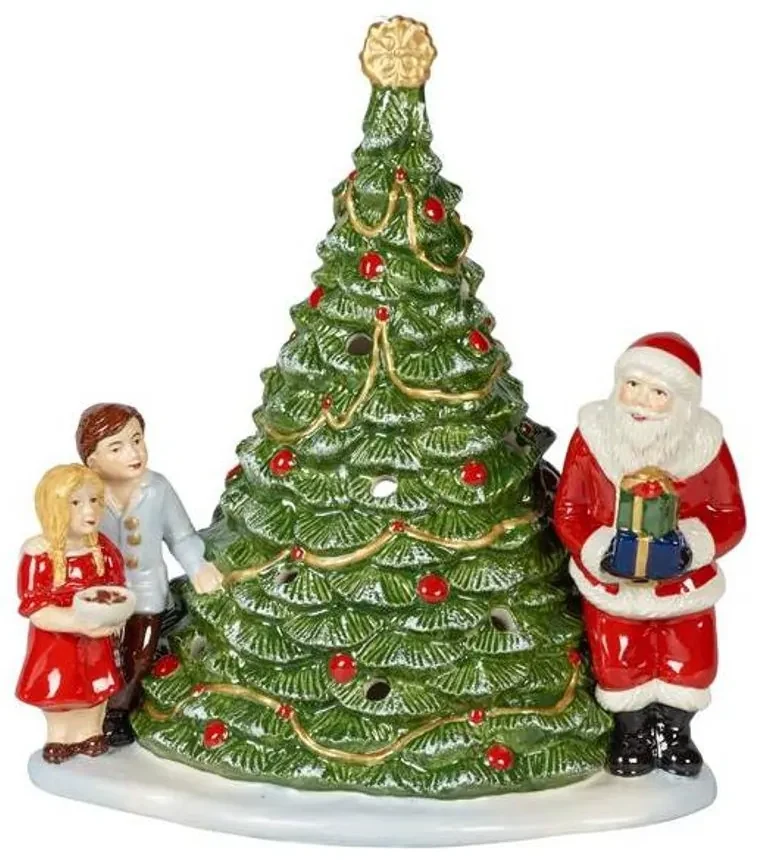 Christmas Toys Svietnik, Santa u stromčeku, 23 cm