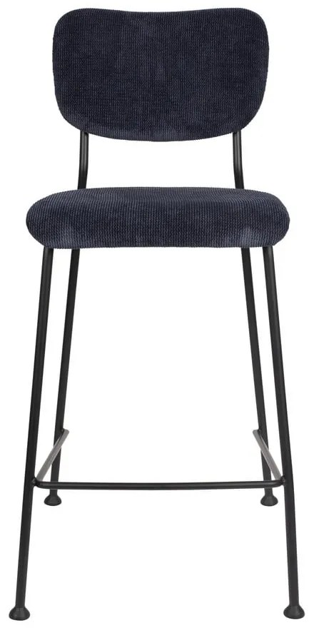 Tmavomodré barové stoličky v súprave 2 ks 92 cm Benson – Zuiver