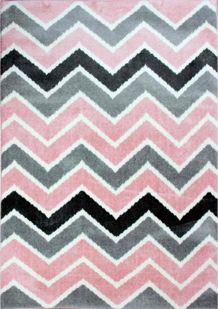 Kusový koberec Klara ružový 70x140, Velikosti 70x140cm