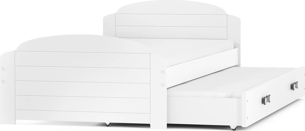 Posteľ s prístelkou LILI 200x90 Biela