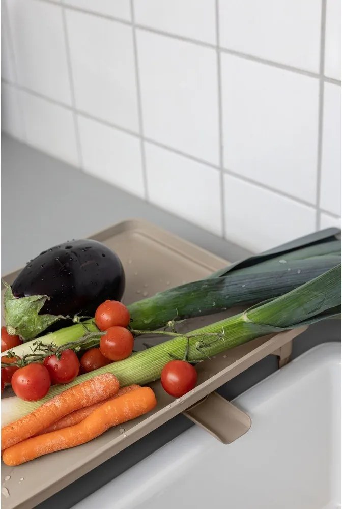 Béžový dvojposchodový odkvapkávač 42x29 cm Dry-It – Mette Ditmer Denmark