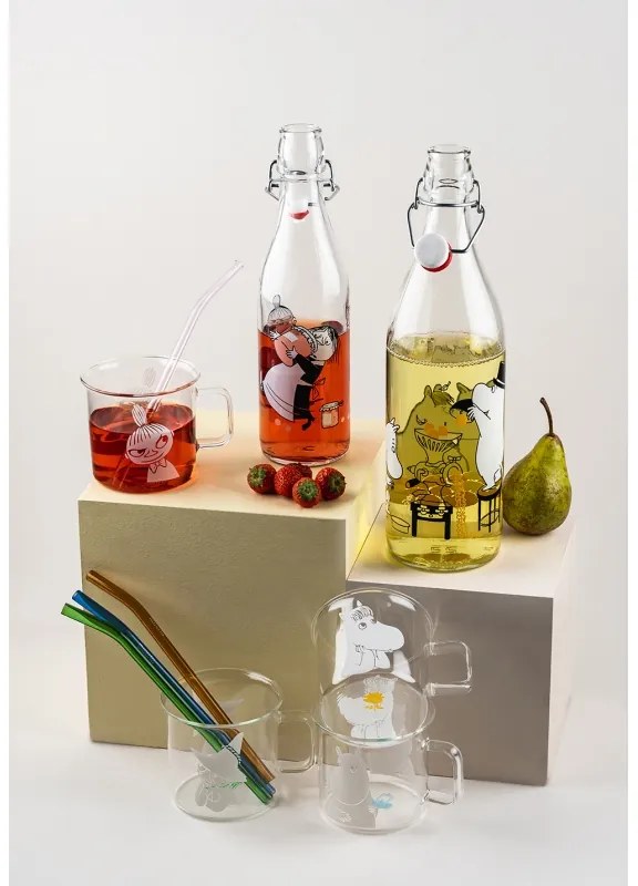 Sklenená fľaša Moomin Marmalade 0,5l