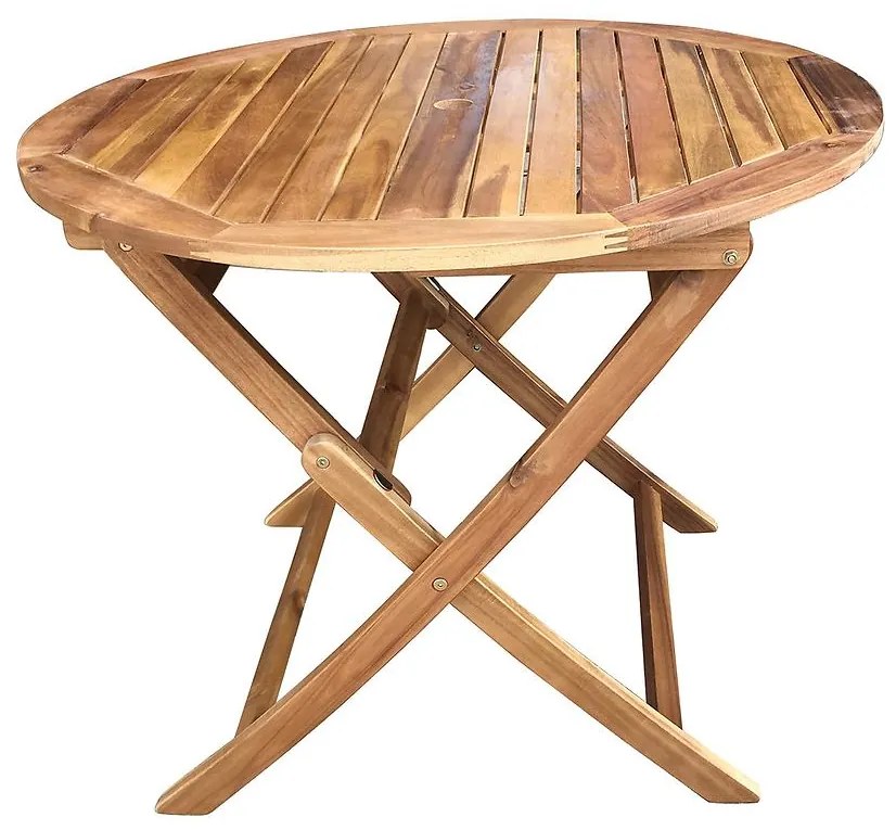 Drevený stôl okrúhly