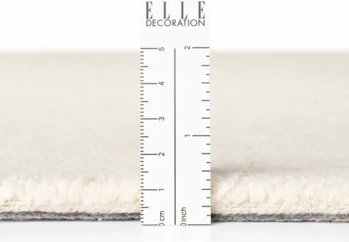 Koberec Elle Decoration Puristic Knots naturálny / biely kruh