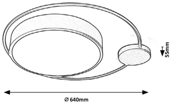 Rabalux - LED Stropné svietidlo LED/48W/230V