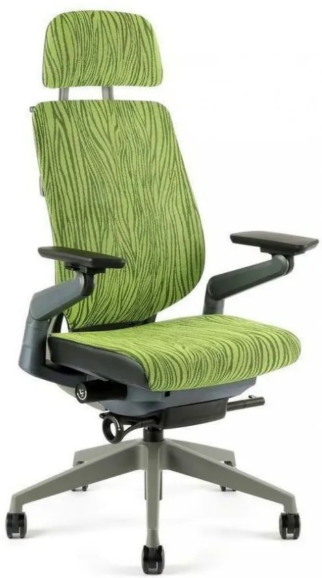 OFFICE PRO Manažérska kancelárska stolička KARME MESH zelená
