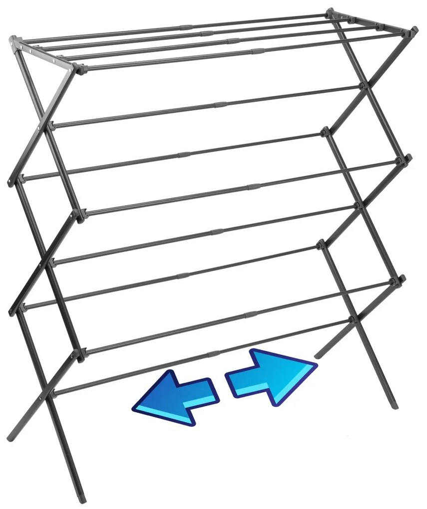 Nastaviteľný sušiak na bielizeň GRENA antracitový