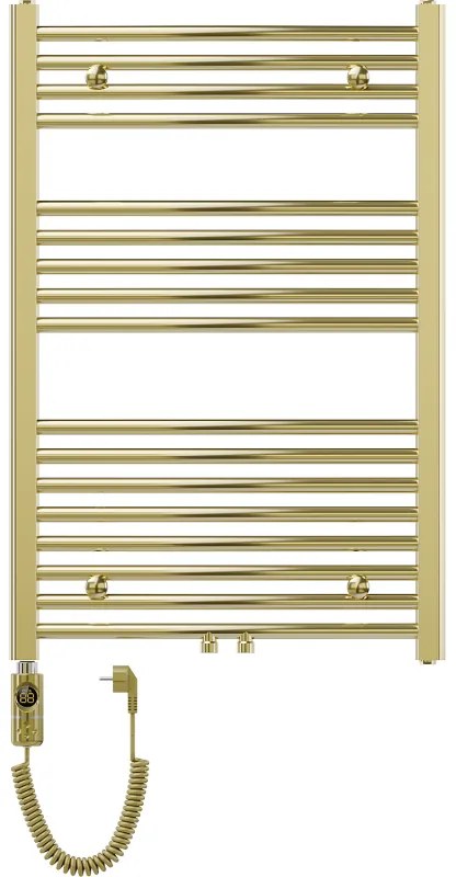 Mexen Ares, elektrické vykurovacie teleso 900 x 600 mm, 300 W, zlatá lesklá, W102-0900-600-2300-50