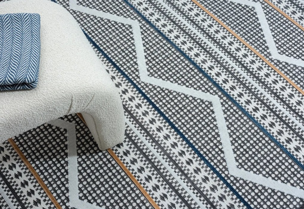 Kusový koberec Midnight schwarz – na von aj na doma, 200x300, viacfarebná, chodba / predsieň, My Flair