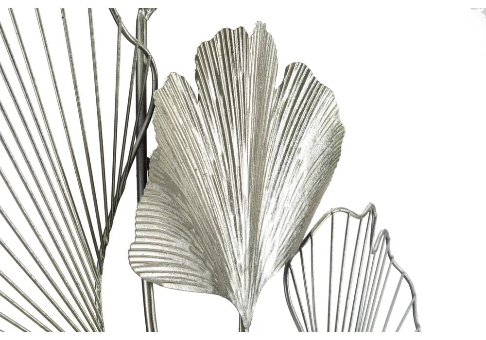 Kovová závesná dekorácia v striebornej farbe Mauro Ferretti Goxy Silver, 62 x 86 cm