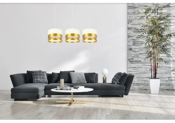 Luster na lanku MILO 3xE27/60W/230V zlatá