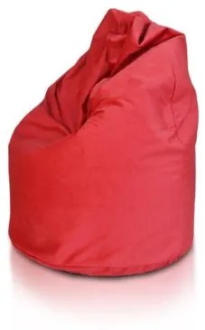 Sedací vak hruška Sako XL polyester TiaHome - Červená