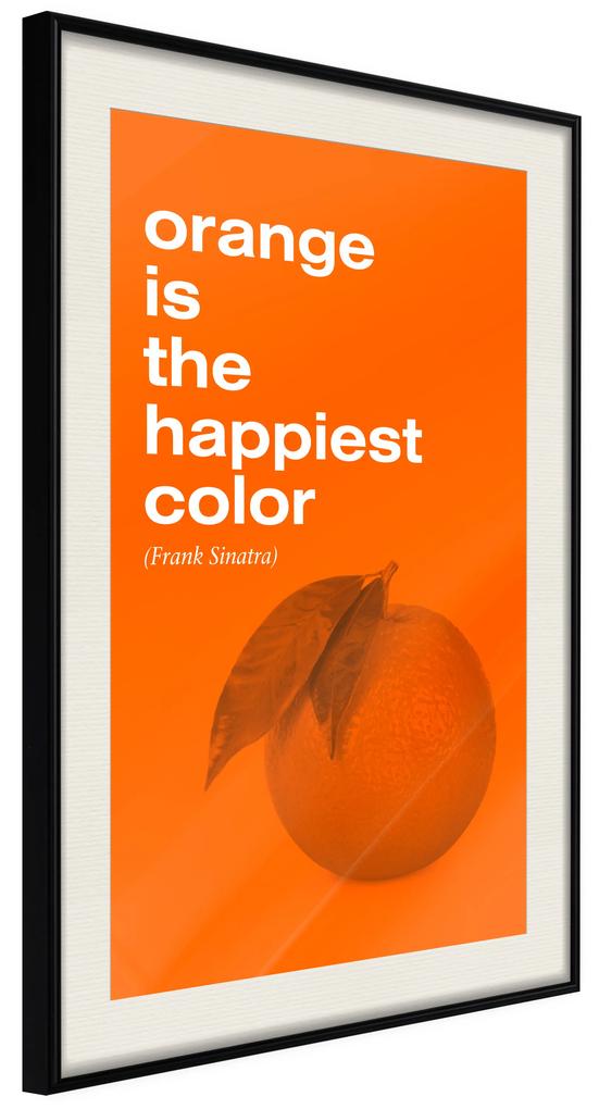 Artgeist Plagát - The Happiest Colour [Poster] Veľkosť: 40x60, Verzia: Čierny rám
