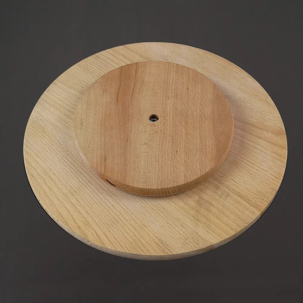 AMADEA Drevená otočná doštička s gravírom, masívne drevo, 30 cm