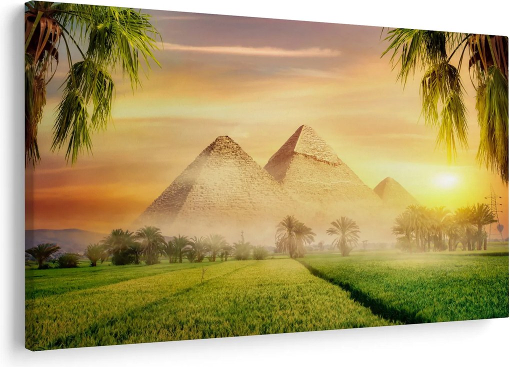 Obraz - Pyramídy (90x60 cm)