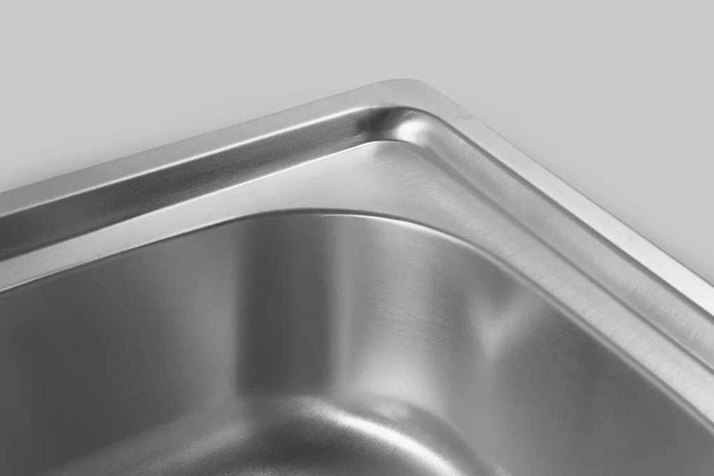 Aqualine Aqualine, Nerezový drez 81x18x46 cm, AQ8146B