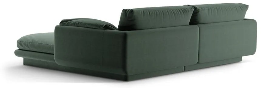 Tmavozelená rohová pohovka (ľavý roh) Torino – Micadoni Home