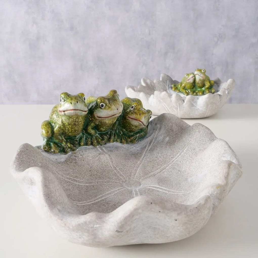 BOLTZE Napájadlo pre vtáky Dimona1, 10,4x21,3 cm, keramika, sivá
