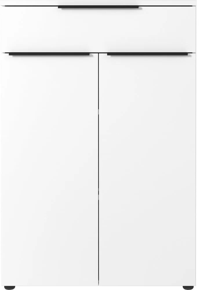 Biela vysoká komoda 81x120 cm Mailand – Germania