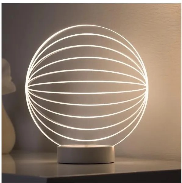 Paulmann Paulmann 79533 - LED Stolná lampa WOOL LED/3W/230V W0803E