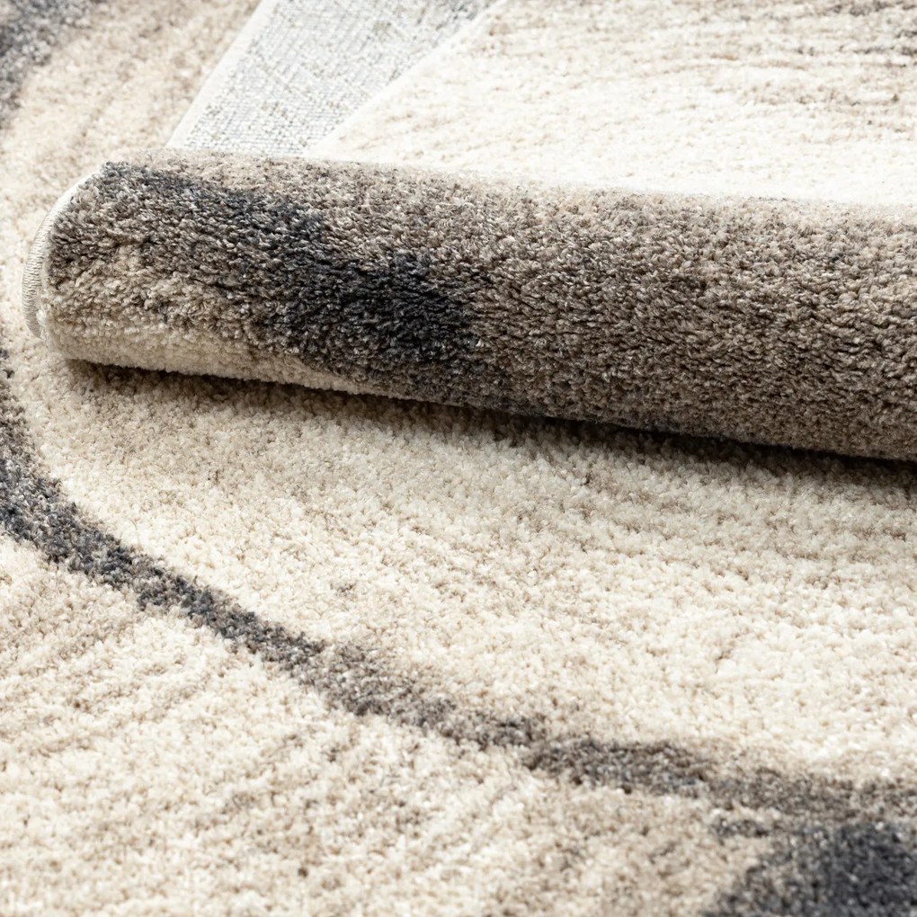 Dywany Łuszczów, Kusový koberec Fusion 9612 cream/beige, 200x290, béžová, kancelária