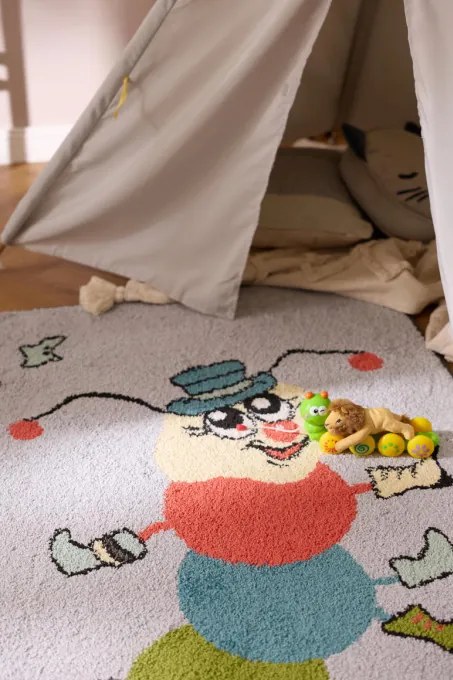 Detský koberec Funky Top Ivo sivý