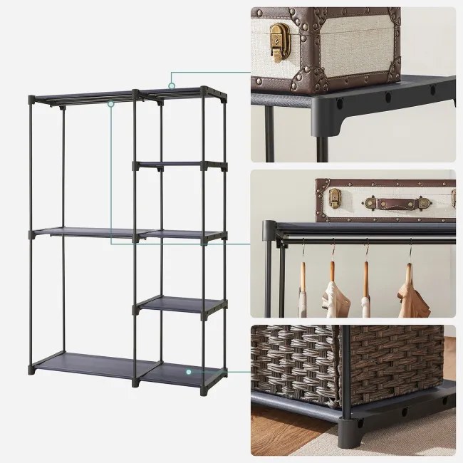 Otvorená šatníková skriňa RYG024G02