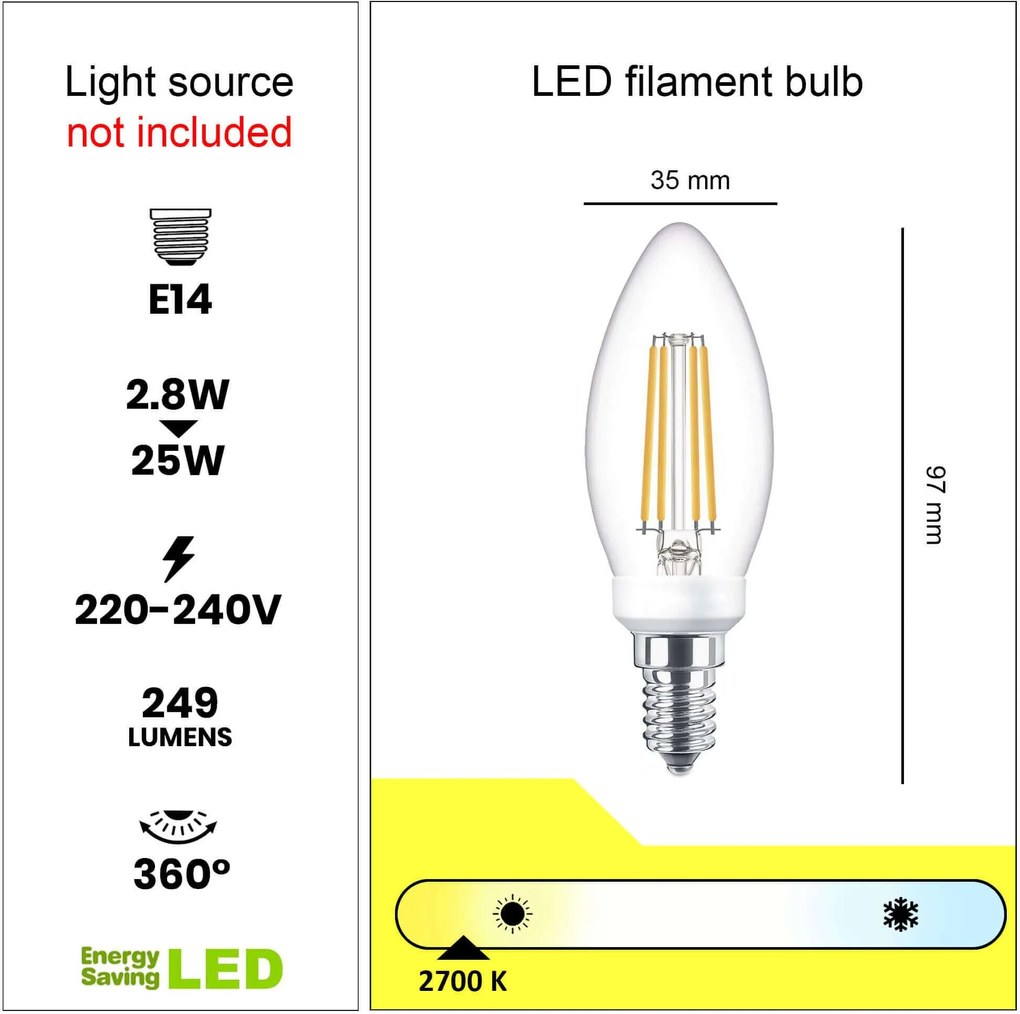 Nočné svietidlo Tiffany AUTUMN 15*15