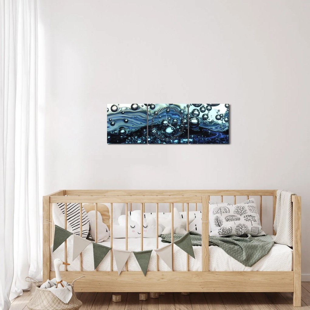 Obraz bubliniek (s hodinami) (90x30 cm)