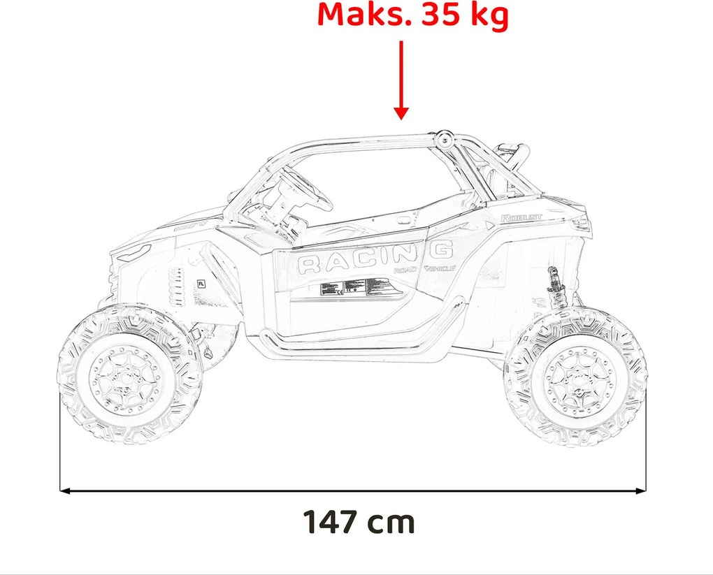 Ramiz RACING Road 2000 Červená